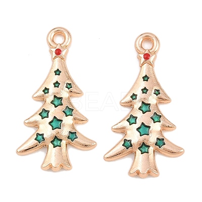 Christmas Theme Alloy Enamel Pendants FIND-I065-02E-KCG-1