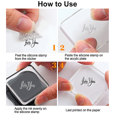 Custom PVC Plastic Clear Stamps DIY-WH0448-0782-1