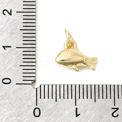 Brass Pave Clear Cubic Zirconia Pendants KK-G554-16G-1