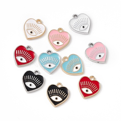 Alloy Enamel Pendants ENAM-K066-08-1