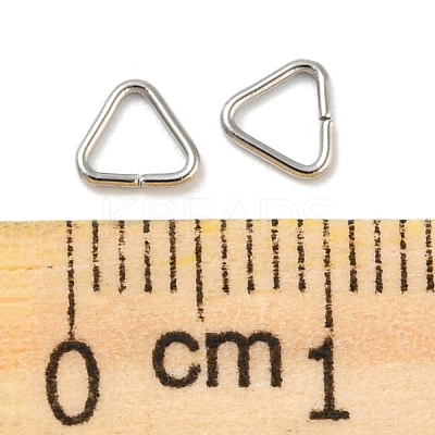Non-Tarnish 304 Stainless Steel Triangle Linking Ring STAS-Z048-01A-1