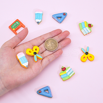 20Pcs 5 Style Resin Cabochons RESI-CJ0001-154-1