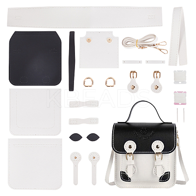 DIY PU Leather Women's Satchel Bag Kits DIY-WH0430-515B-1