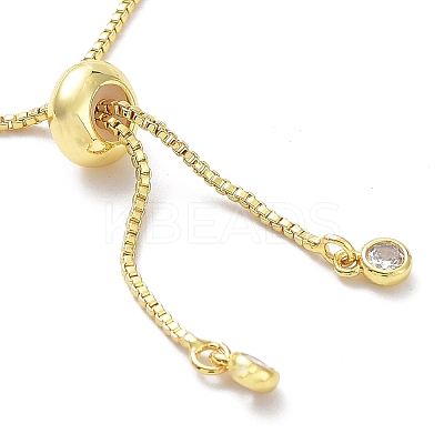 Long-Lasting Plated Brass Round Bead Slider Beacelets for Women Men BJEW-E089-01G-02-1