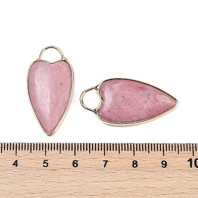 Natural Rhodonite Pendants G-G193-02G-09-1