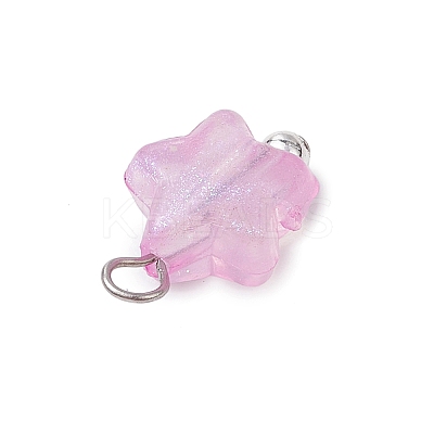 Luminous Acrylic Charms PALLOY-JF03320-02-1