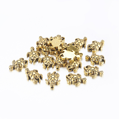 Tibetan Style Alloy Beads TIBEB-7681-AG-NR-1