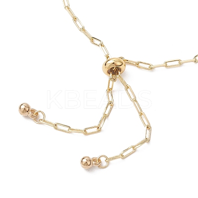 Adjustable Brass Slider Bracelets BJEW-JB12327-1