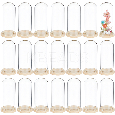 30Pcs Arch Glass Dome Cover AJEW-BC0008-85C-1