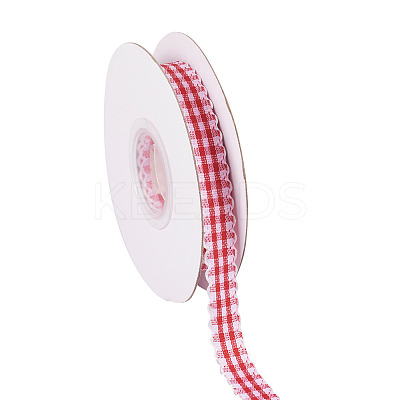 10 Yards Flat Polycotton(Polyester Cotton) Ribbon OCOR-TAC0030-01G-1