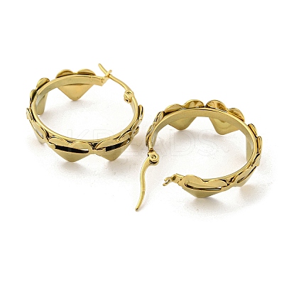 304 Stainless Steel Earrings for Women EJEW-E305-14G-02-1