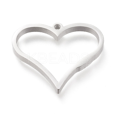 Non-Tarnish 304 Stainless Steel Open Back Bezel Pendants STAS-K208-06P-A-1