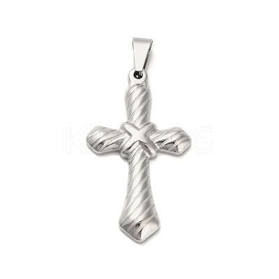 304 Stainless Steel Pendants STAS-Q343-15P-1