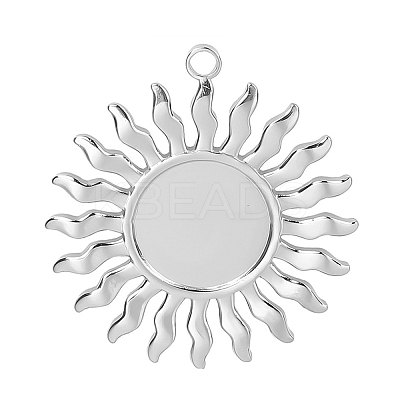 Anti-Tarnish 304 Stainless Steel Pendants PW-WGB0473-01-1