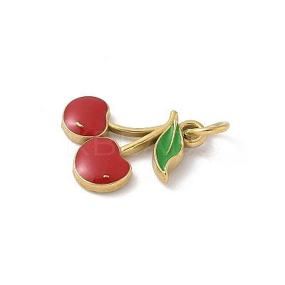 304 Stainless Steel Enamel Pendants Ion Plating(IP) STAS-I349-01G-03-1