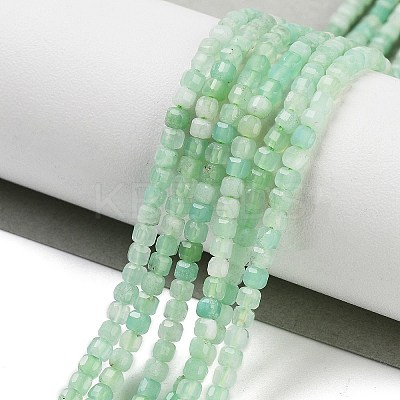 Natural Chrysoprase Beads Stands G-H042-B30-01-1