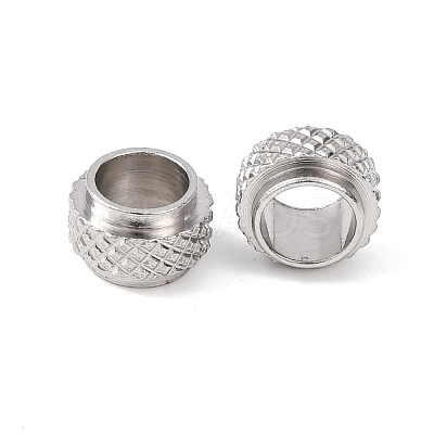 Tarnish Resistant 201 Stainless Steel European Beads STAS-P239-25P-1