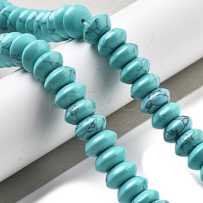 Synthetic Turquoise Beads Strands G-P559-A11-02-1