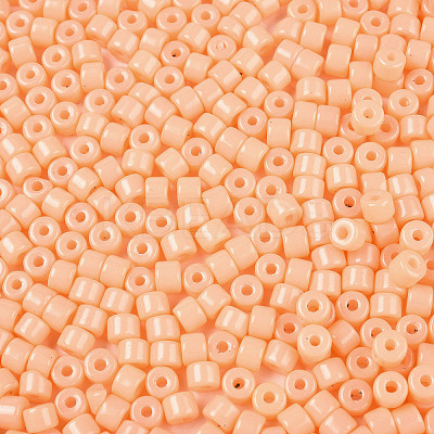 Opaque Baking Paint Glass Seed Beads SEED-T008-02D-1