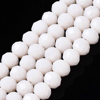 Opaque Solid Color Glass Beads Strands X-EGLA-A034-P6mm-D17-1