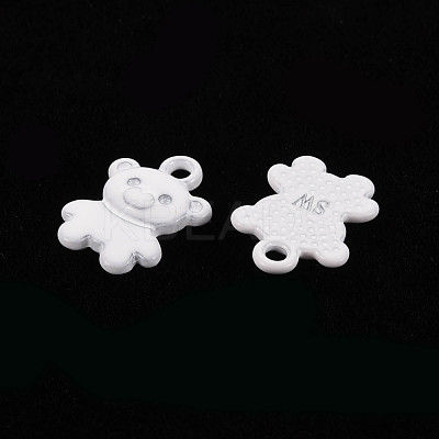 Spray Painted Alloy Charms PALLOY-Q433-034J-RS-1