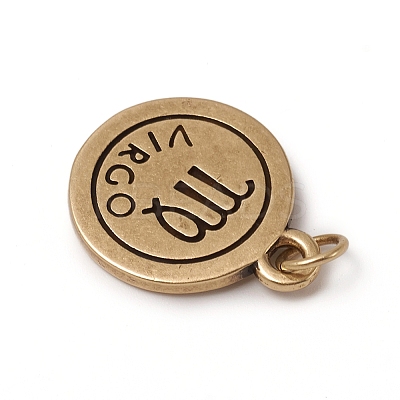 Brass Pendants LS-KK-I668-01AB-05-1