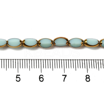 Electroplate Glass Beads Strands X-EGLA-P061-02A-11-1