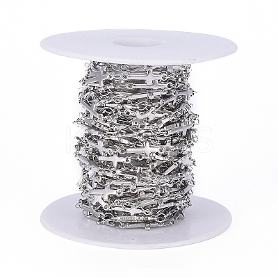 Tarnish Resistant 304 Stainless Steel Link Chains CHS-G014-03P-1