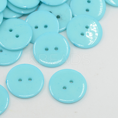 Acrylic Sewing Buttons BUTT-E084-C-12-1