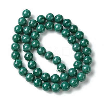 Round Natural Agate Bead Strands G-L419-83-1