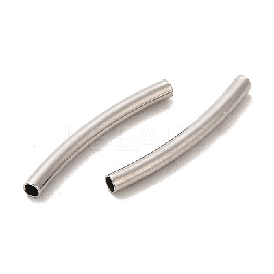 Non-Tarnish 304 Stainless Steel Tube Beads STAS-M308-01G-1