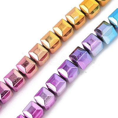 Electroplated Synthetic Non-magnetic Hematite Beads Strands G-A263-H01-03-1