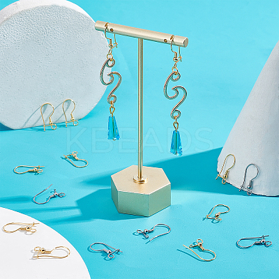 80Pcs 4 Style 316 Stainless Steel Earring Hooks STAS-UN0038-26-1