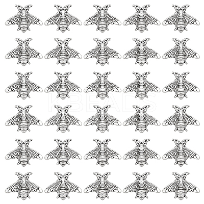 40Pcs Alloy Bees Lapel Pin Backs JEWB-GO0001-21AS-1