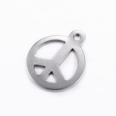 Tarnish Resistant 201 Stainless Steel Charms STAS-D445-076-1