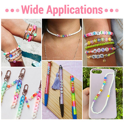 100Pcs 5 Styles Transparent Acrylic Beads OACR-TA0003-48C-1