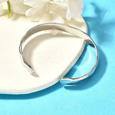 Non-Tarnish 304 Stainless Steel Cuff Bangles LS-BJEW-K267-03P-1