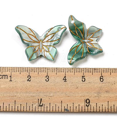 Cellulose Acetate(Resin) Pendants MACR-M046-07C-1