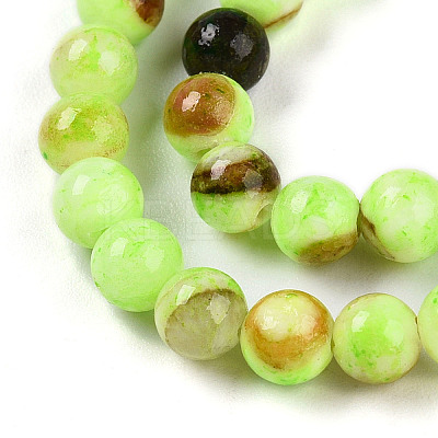 Natural Persian Jade Beads Strands G-A255-A02-04B-1
