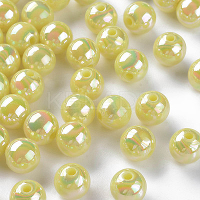 Opaque Acrylic Beads MACR-S370-D10mm-A10-1