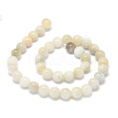 Natural Rainbow Moonstone Beads Strands G-O201A-17B-1