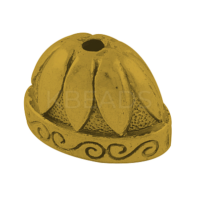 Tibetan Style Alloy Bead Cones TIBE-00748-AG-LF-1