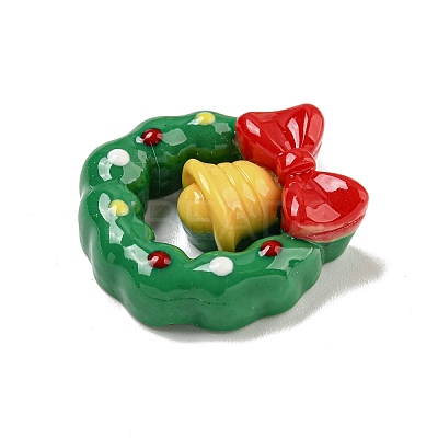 Christmas Theme Opaque Resin Decoden Cabochons CRES-B022-05J-1