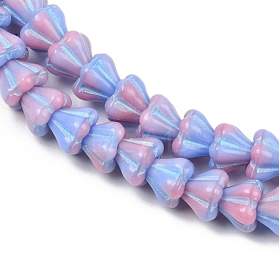Czech Pressed Glass Beads GLAA-I061-20-1