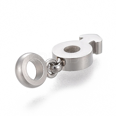 Non-Tarnish 304 Stainless Steel Pendants STAS-F259-023P-1
