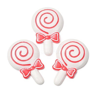 Opaque Resin Imitation Food Cabochons RE-CBAE980-09B-1
