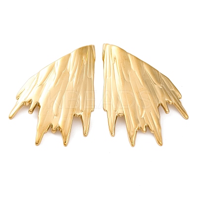Ion Plating(IP) 304 Stainless Steel Stud Earrings EJEW-G395-12G-1