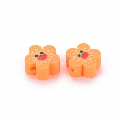 Handmade Polymer Clay Beads CLAY-S096-011-1