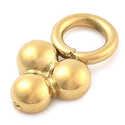 Ion Plating(IP) 304 Stainless Steel Charms STAS-P379-04D-G-1