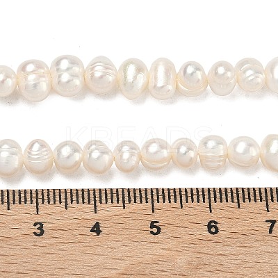 Natural Cultured Freshwater Pearl Beads Strands PEAR-L034-04-1